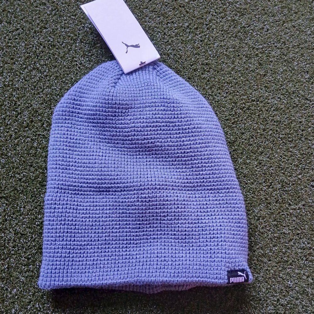 PUMA Prospect/Watchman Beanie Hat Unisex Authentic Blue OSFA New With Tags